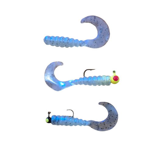 StrikeFury Grub 2" Blue Pearl Pepper