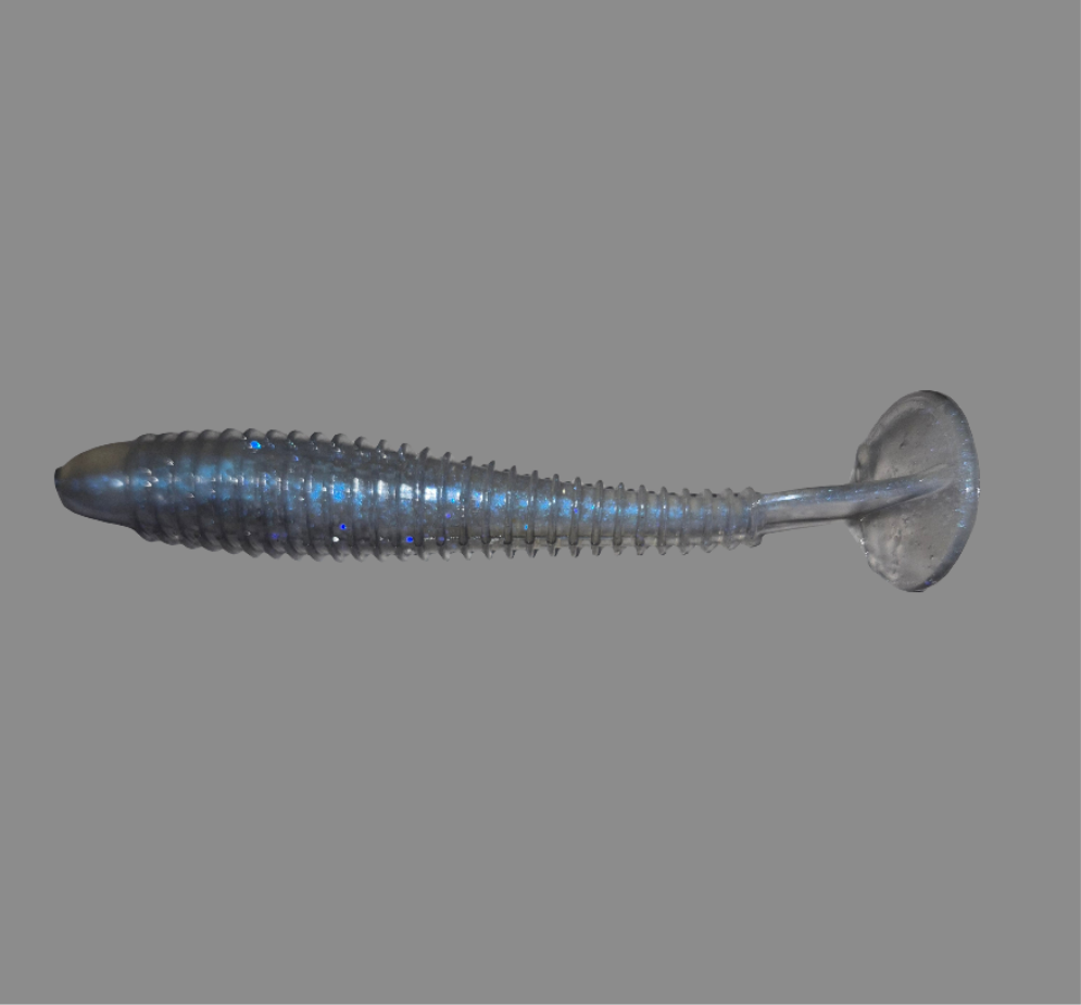 Tail Whip 3.8" Blue Gizzard