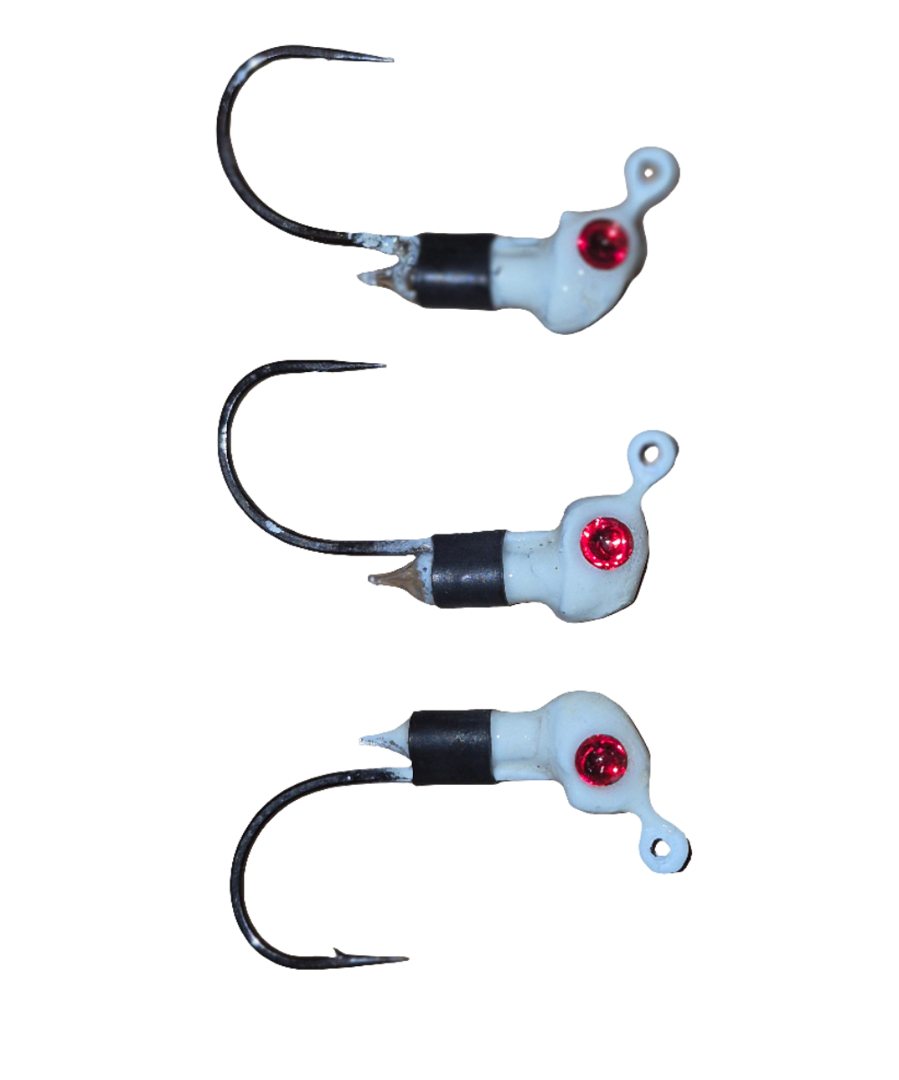 Fluorite Glow Jig Head Texas Rattler