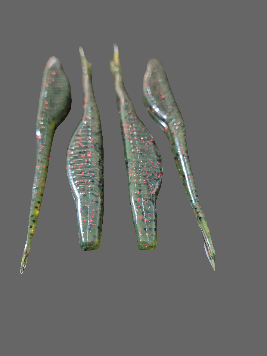 Watermelon Red Flake 5 " Reel Rage Jerk