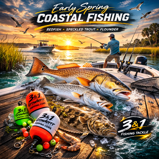 Early Spring Coastal Fishing Guide | Redfish, Trout & Flounder