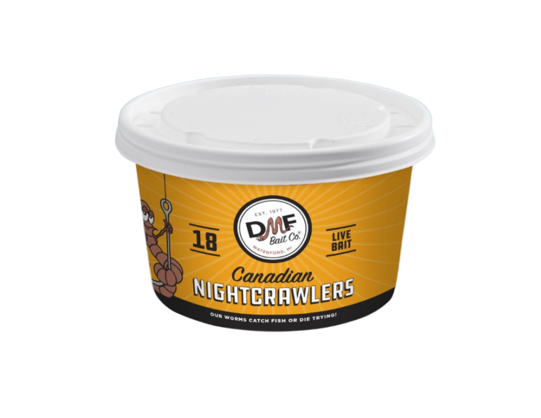 Canadian Night Crawlers 18 ct