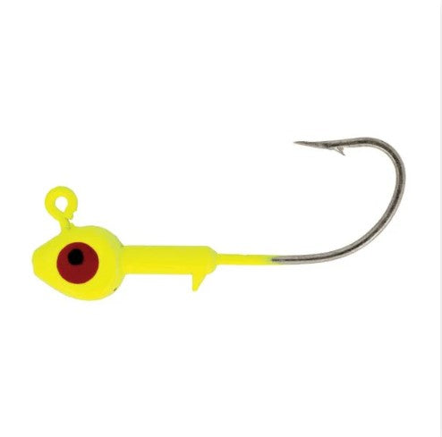 SALTWATER FISH HEAD 1/8 OZ, CHARTREUSE