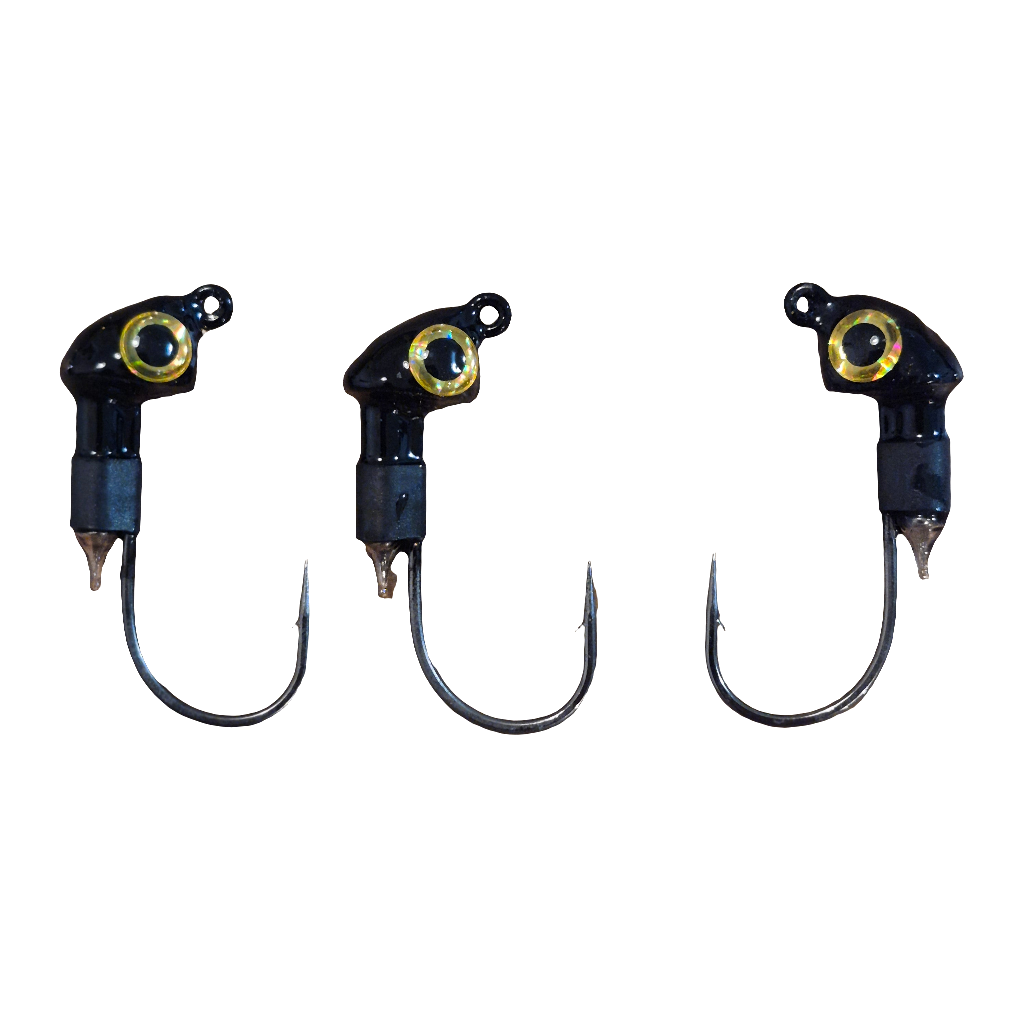 Galaxy Black Texas Rattler Jig Head 